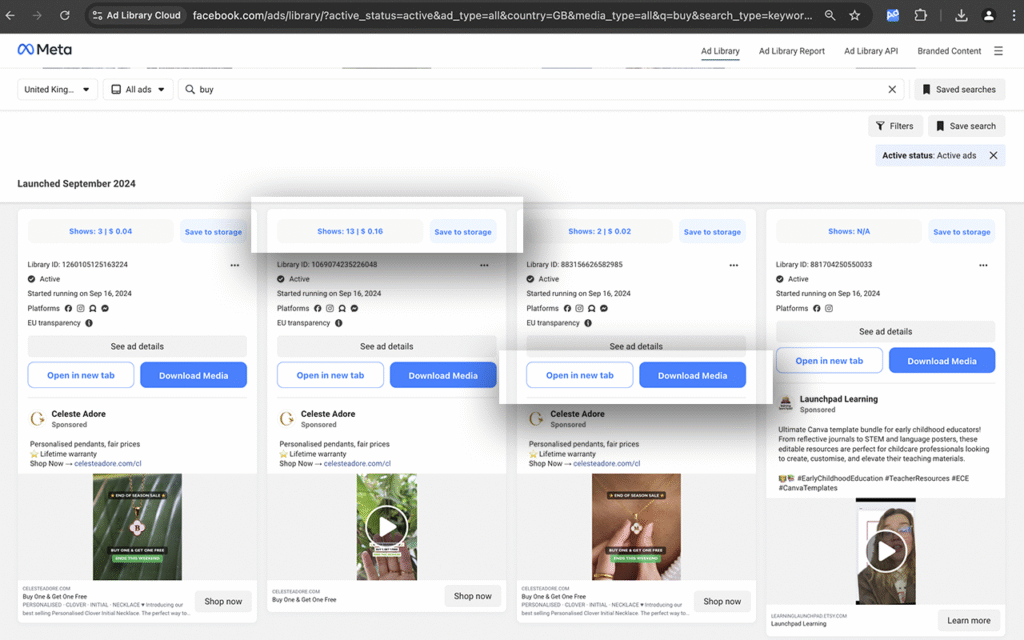 Các tính năng của Facebook Library